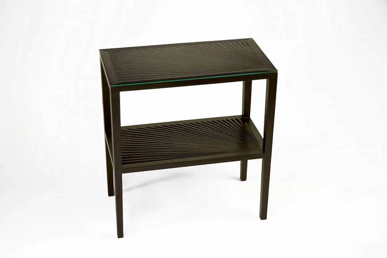 Fan Side Table- Ebony