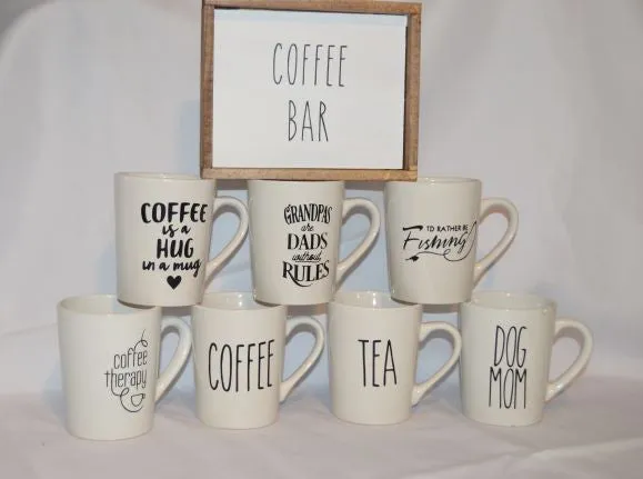 Farmhouse Style Coffee Mugs