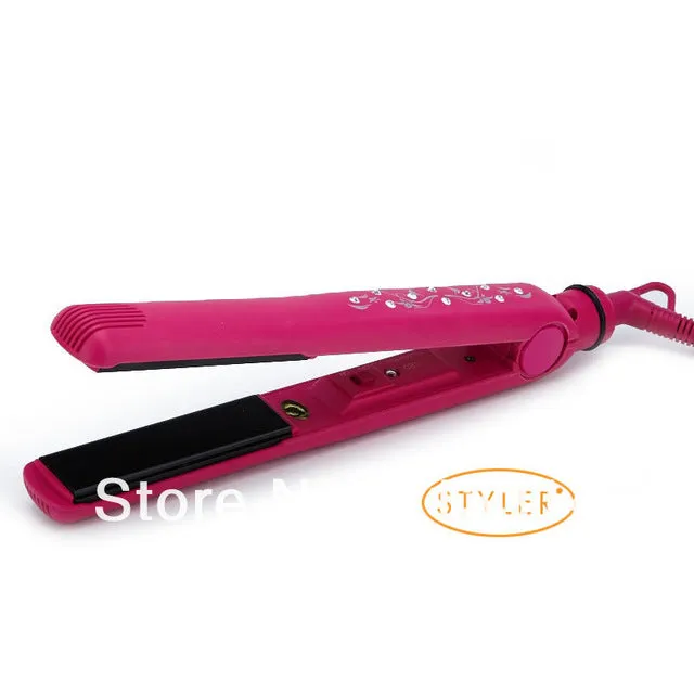 Fashion High quality Diamond hair straightening iron