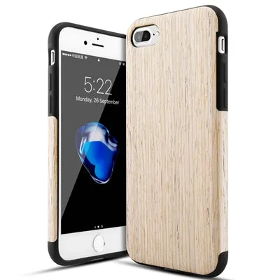 Fashion High Quality Soft Silicone Wood Pattern Case For iPhone 7 Plus iPhone 7