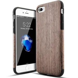 Fashion High Quality Soft Silicone Wood Pattern Case For iPhone 7 Plus iPhone 7