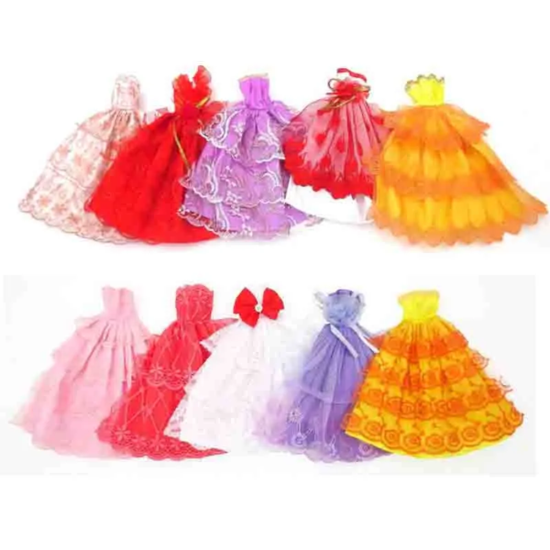 Fashion Party Dress Princess Gown Clothes Outfit for 11in doll (Style Random)
