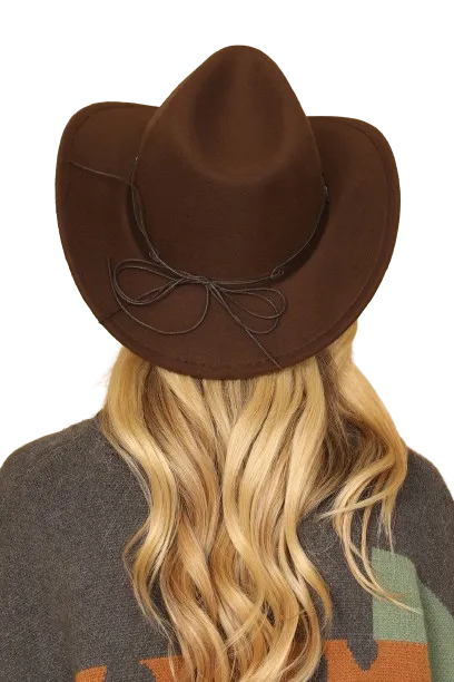 Fedora Classic Tribal Band Hat Brown - Pack of 6