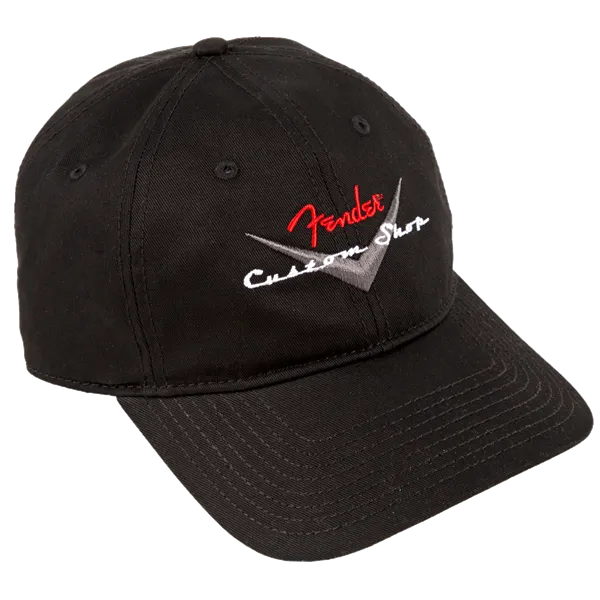 Fender® Custom Shop Baseball Hat, Black, One Size Fits Most