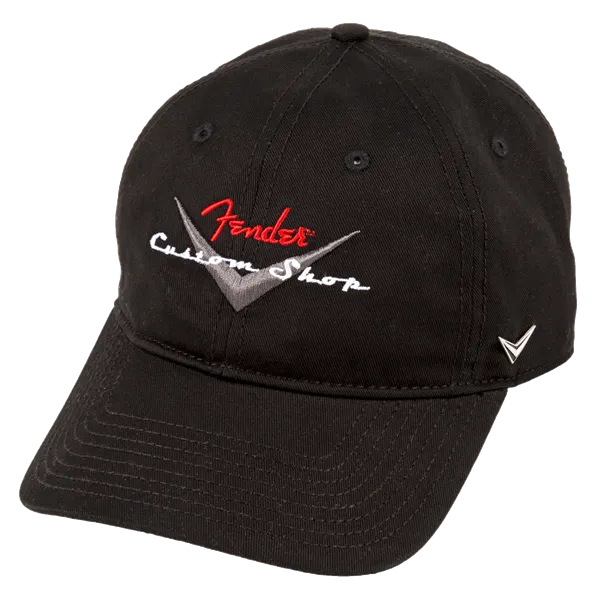 Fender® Custom Shop Baseball Hat, Black, One Size Fits Most