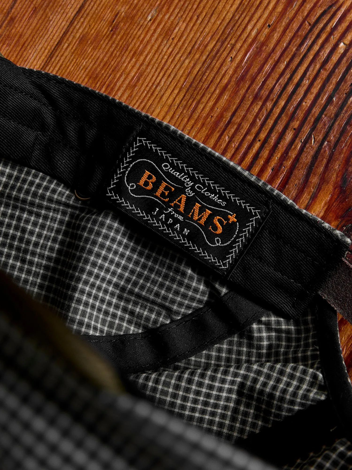 Fishing Cap in Olive Plaid