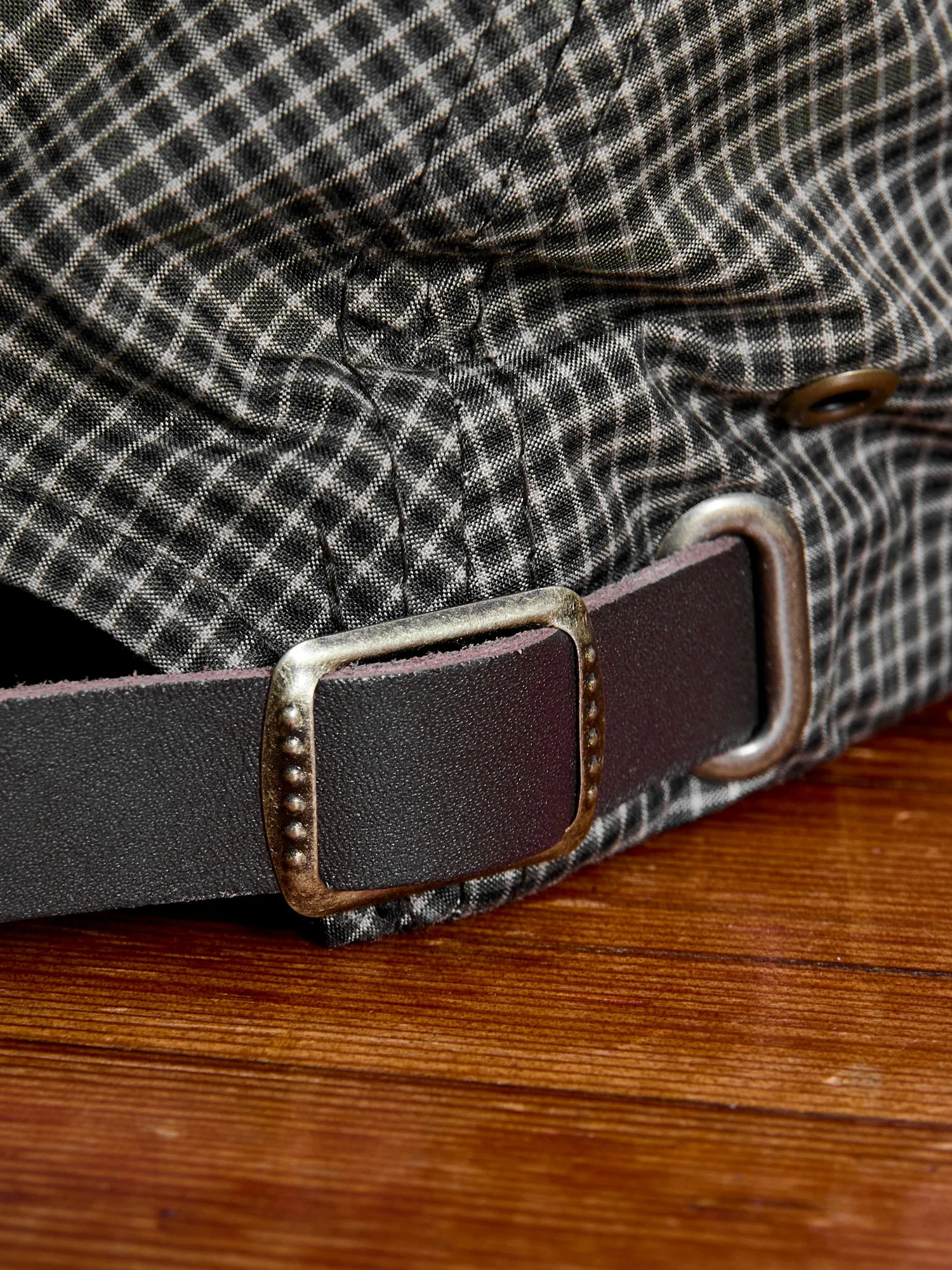 Fishing Cap in Olive Plaid