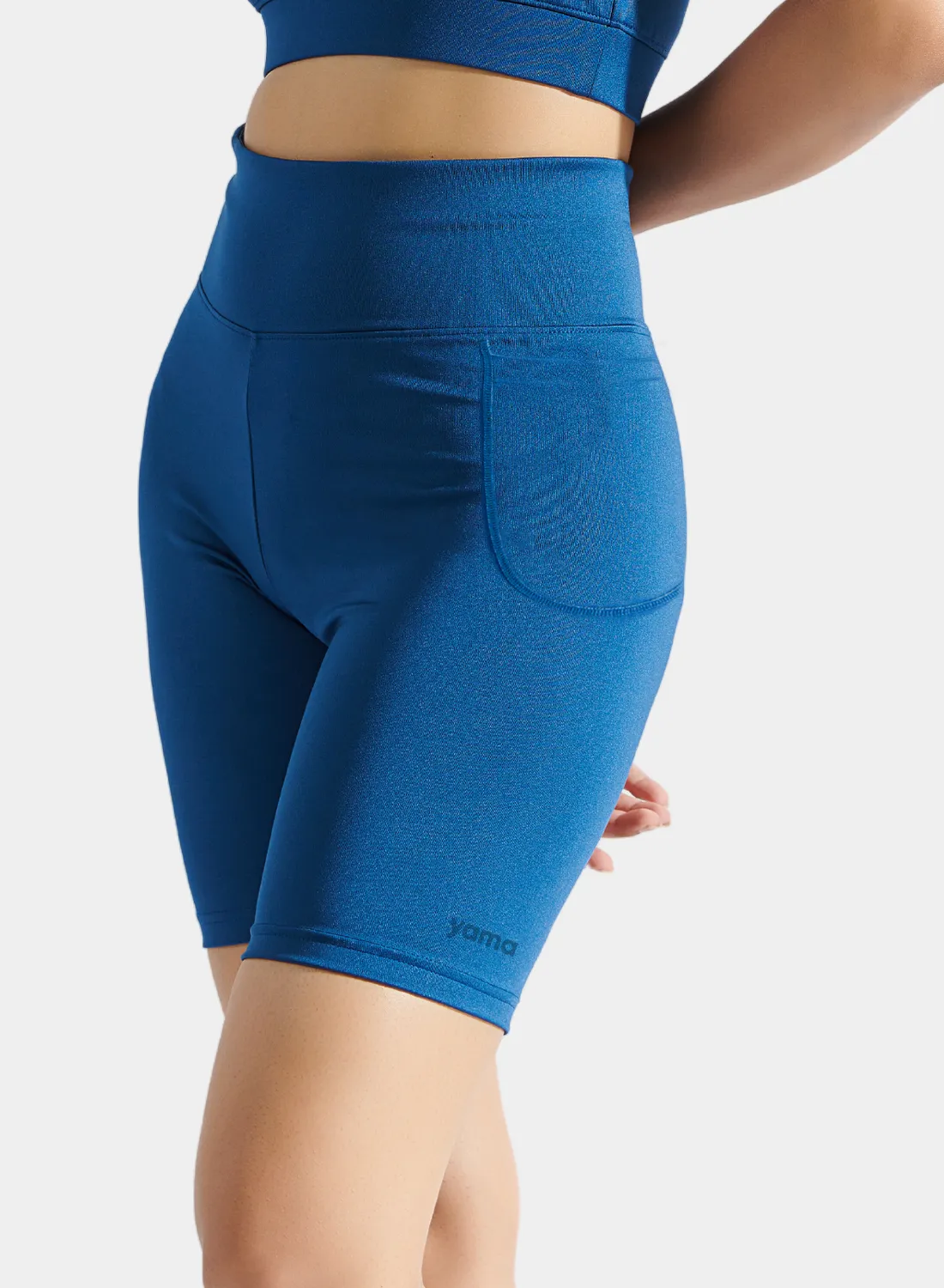 Flo Bike Short and Bra Top Combo Navy Peony