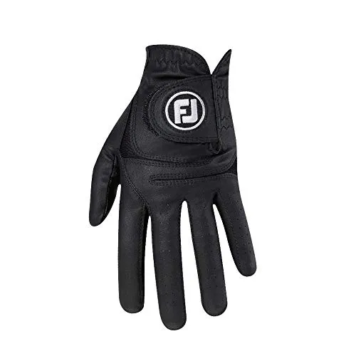 FootJoy Men's WeatherSof Golf Glove Black X-Large, Worn on Left Hand