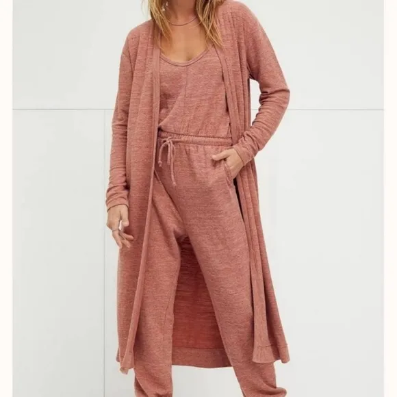Free People Beach Bicoastal Long Cardigan Duster