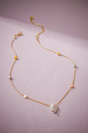 Freeform Pearl Necklace