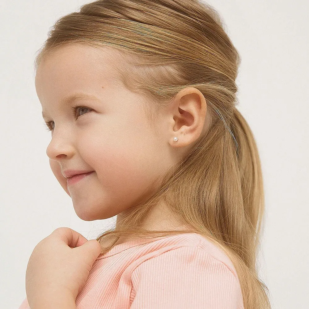 Freshwater Cultured Pearl Little Girl's Stud Earring