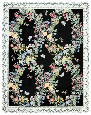 Garden Lattice 9x12 Black