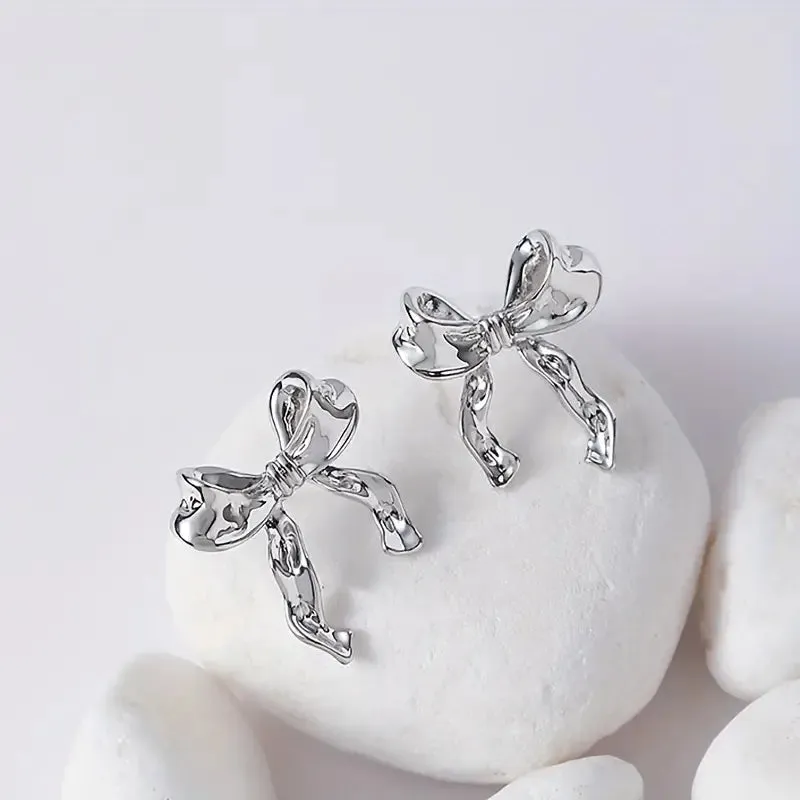 Gift Choice - Delicate Versatile Bow Earrings