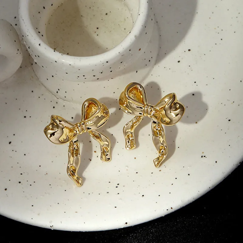 Gift Choice - Delicate Versatile Bow Earrings