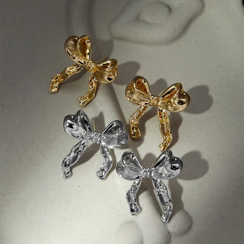 Gift Choice - Delicate Versatile Bow Earrings
