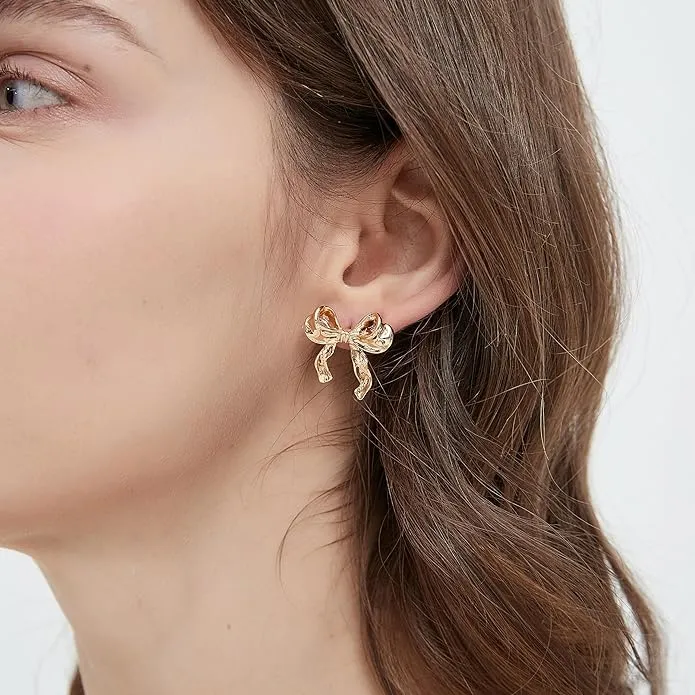 Gift Choice - Delicate Versatile Bow Earrings