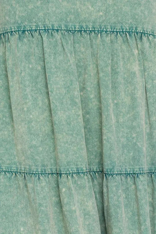 Gilli Washed Baby Doll Mini Dress