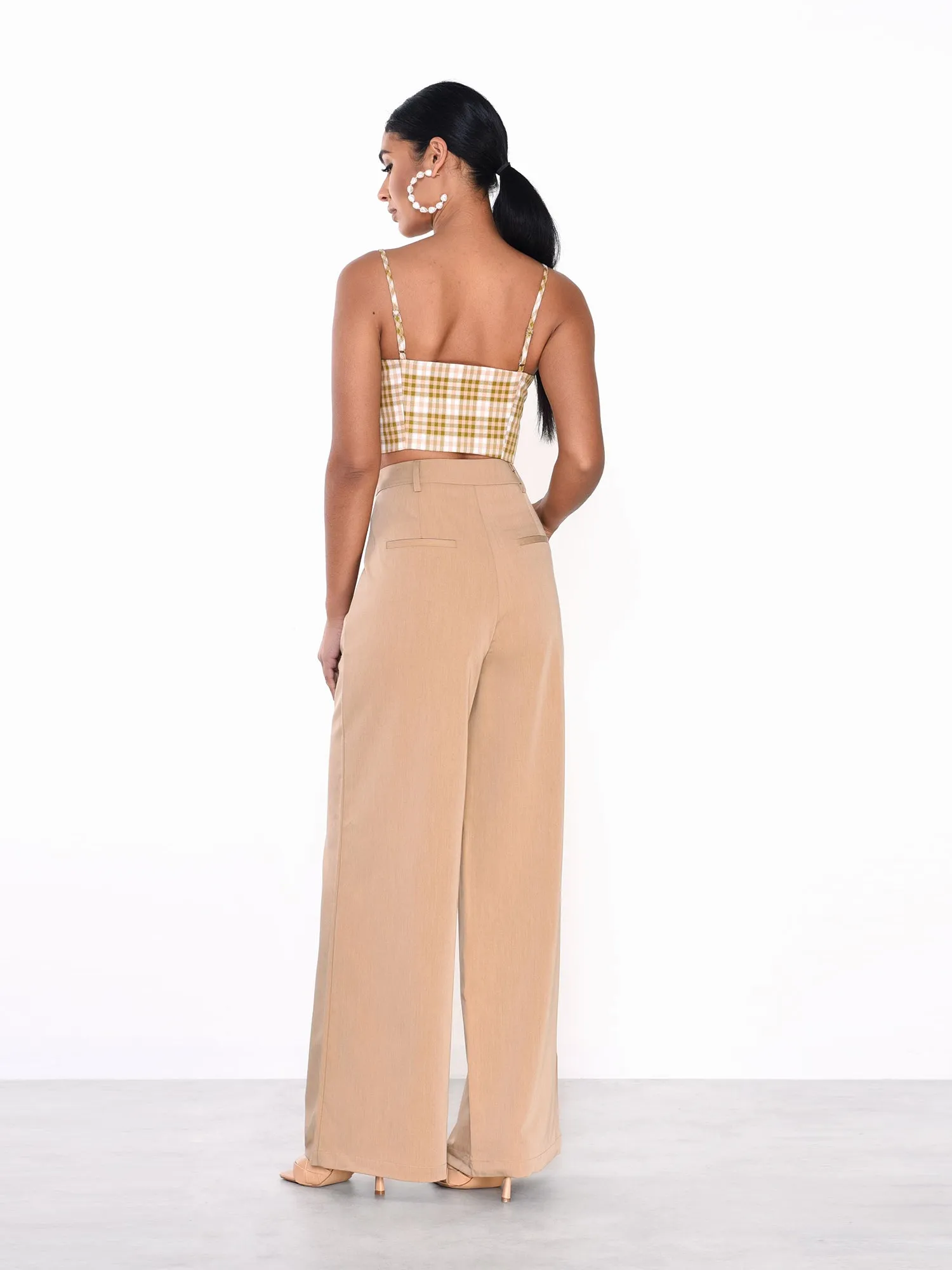 Glamorous Desert Stone Wide Leg Trousers
