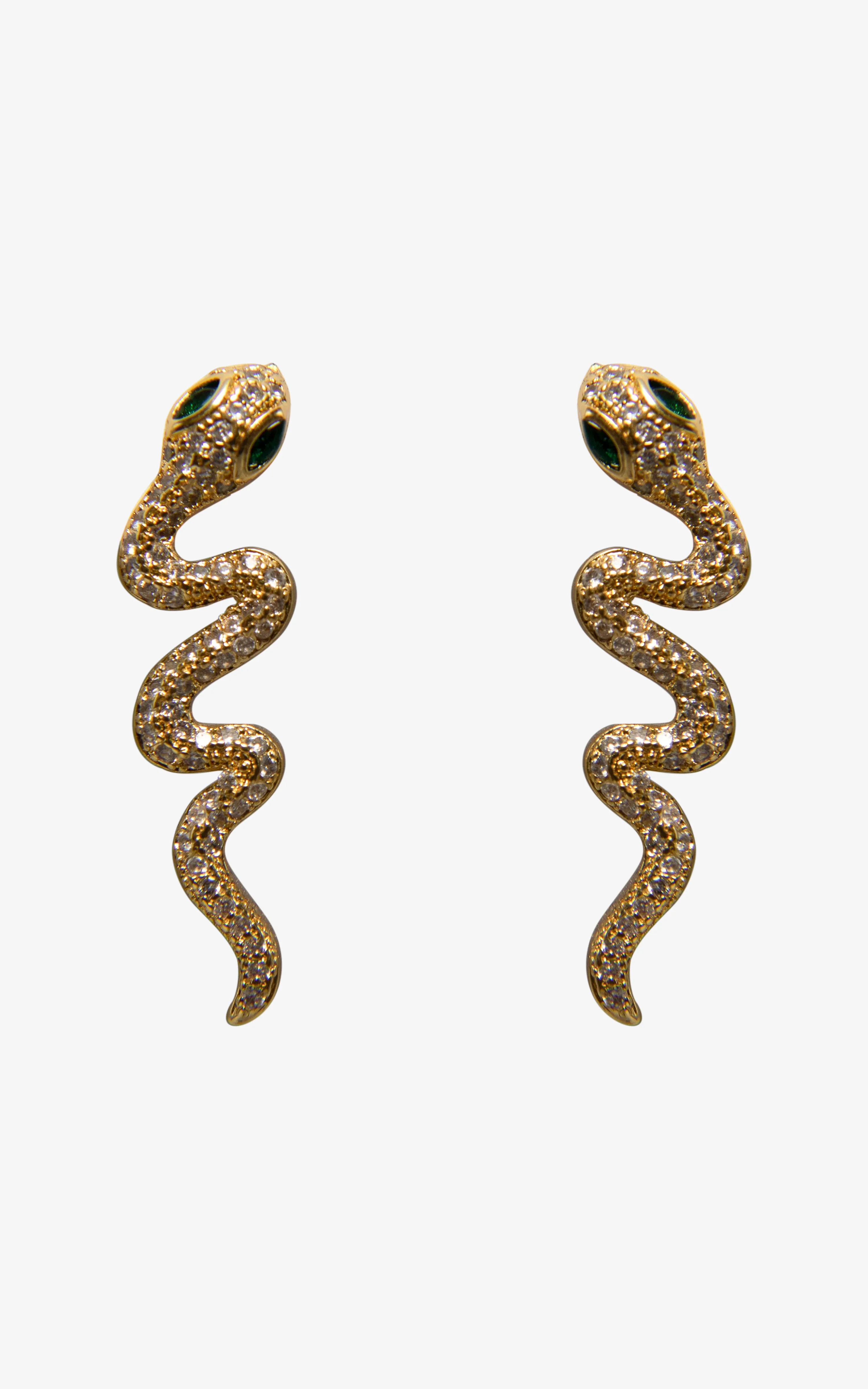 Glamorous Snake Stud Earrings