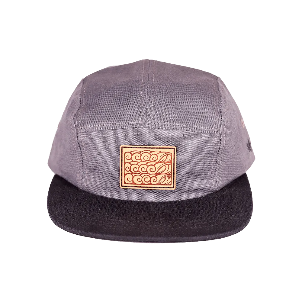 Going Left Hemp Camp Cap | Gray