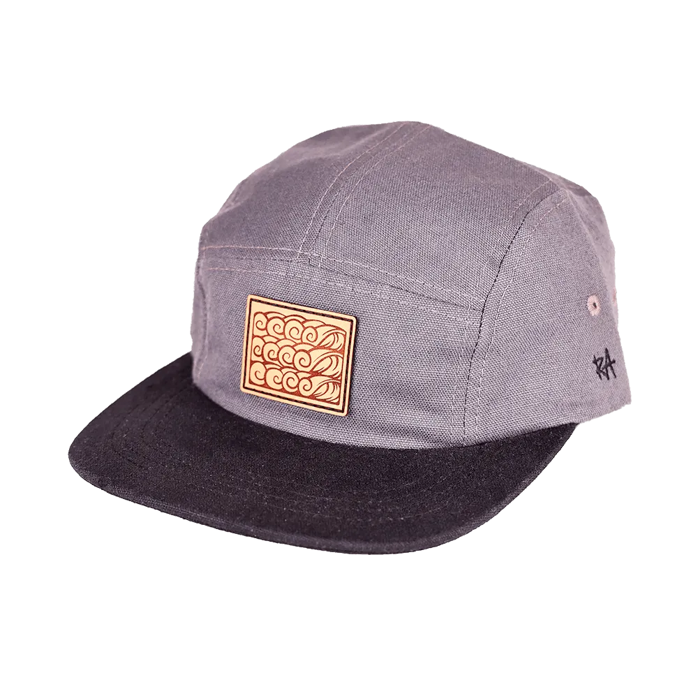 Going Left Hemp Camp Cap | Gray