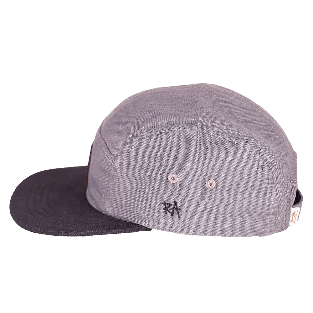 Going Left Hemp Camp Cap | Gray