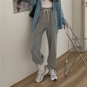 Graphite Solid High Waist Jogger