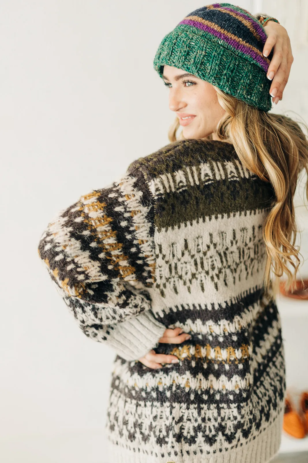 Green Beanie