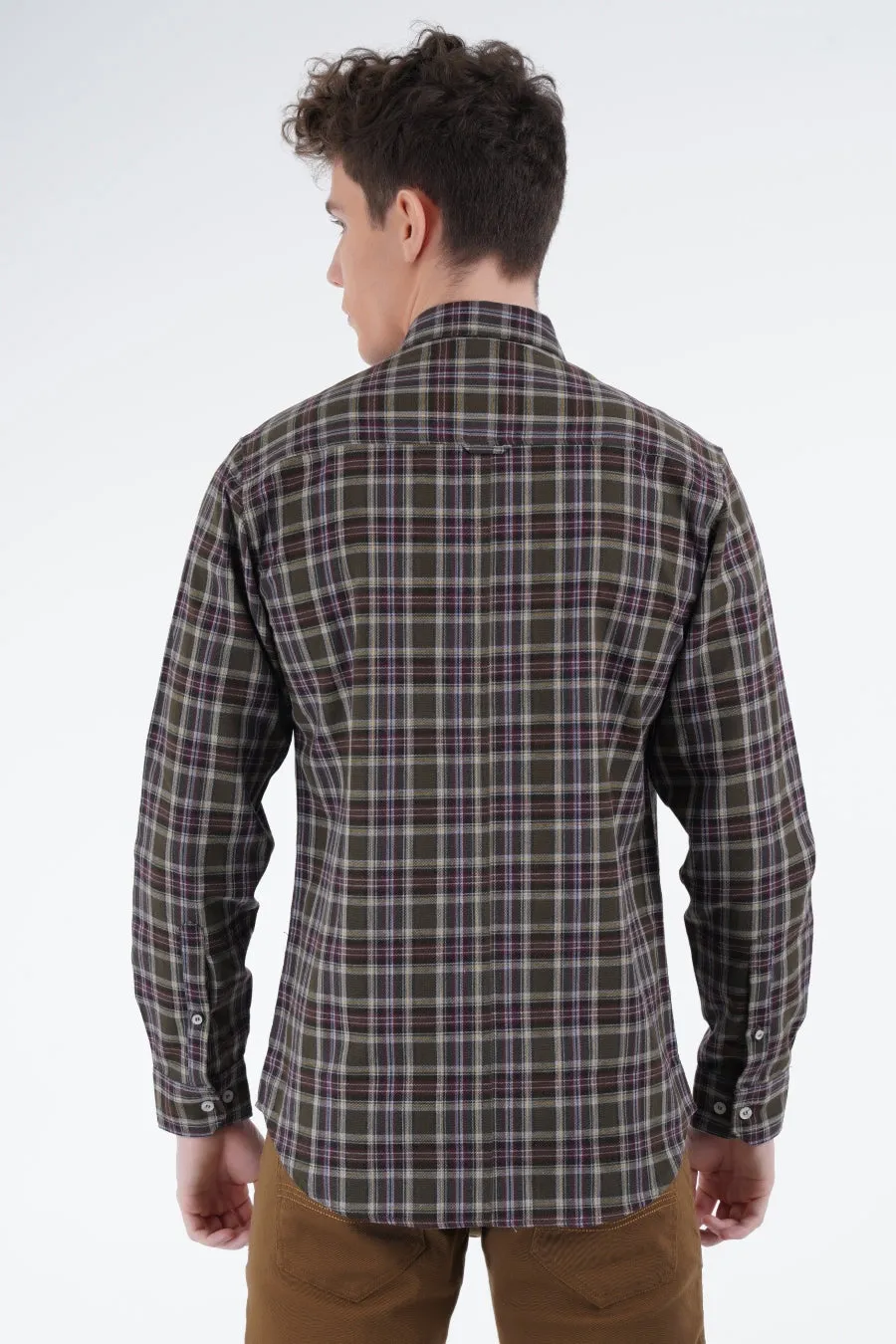 Green Check Shirt