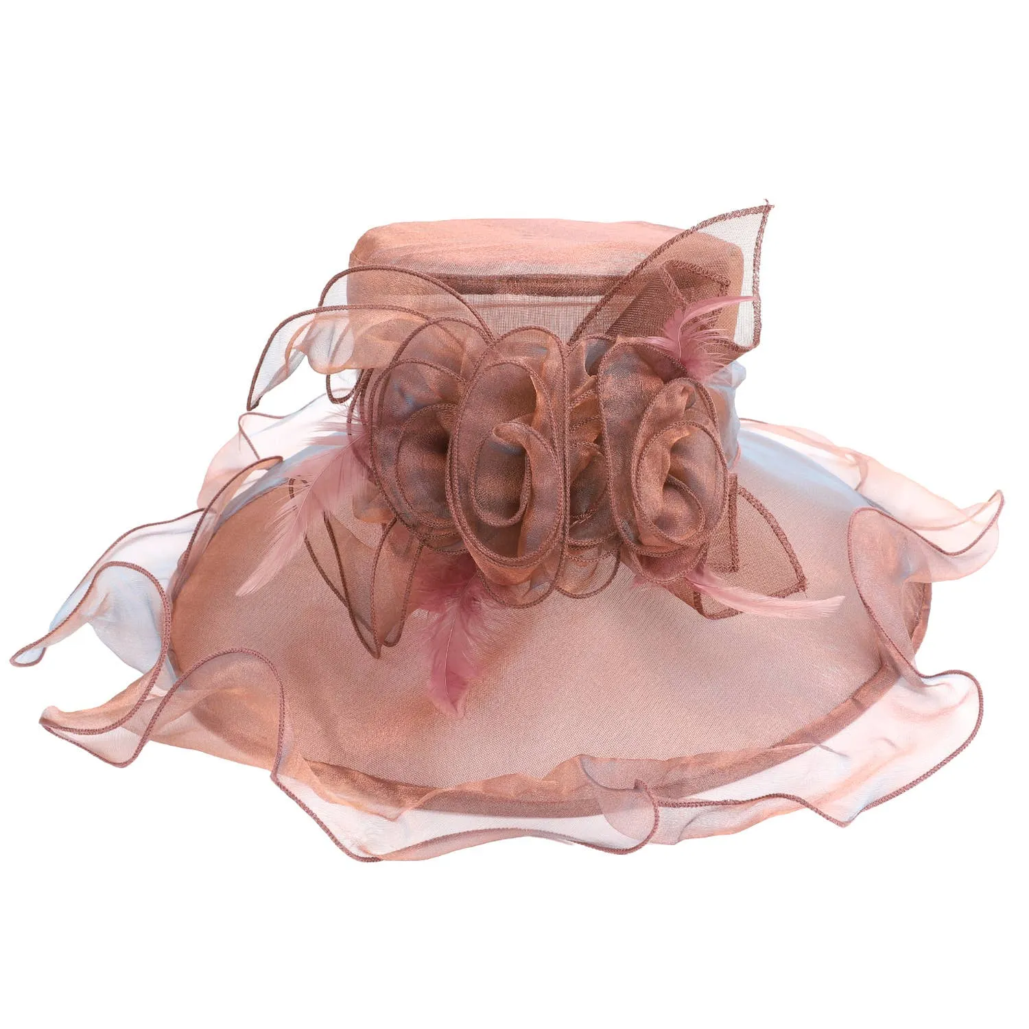Gwendolyn Kentucky Derby Hat in Bronze