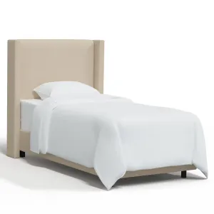 Hanson Upholstered Standard Bed Joss & Main Color: Classic Linen Linen Size: Twin