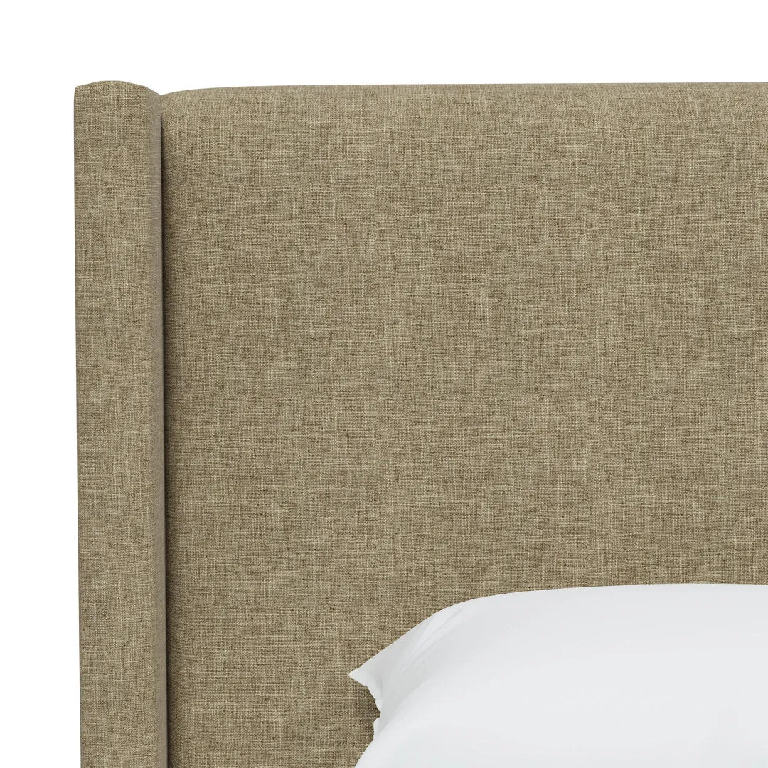 Hanson Upholstered Standard Bed Joss & Main Color: Zuma Natural Textured Linen Size: King