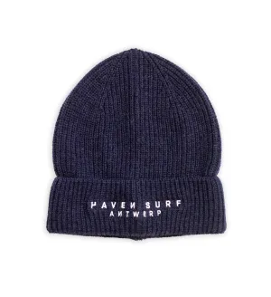 Haven Surf - Antwerp Merino Beanie - Dark Heather Navy