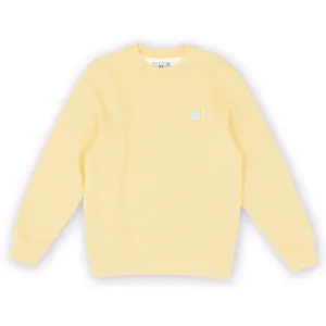 Haven Surf - Base Crew Sweat w/ H - logo patch - Pale Banana