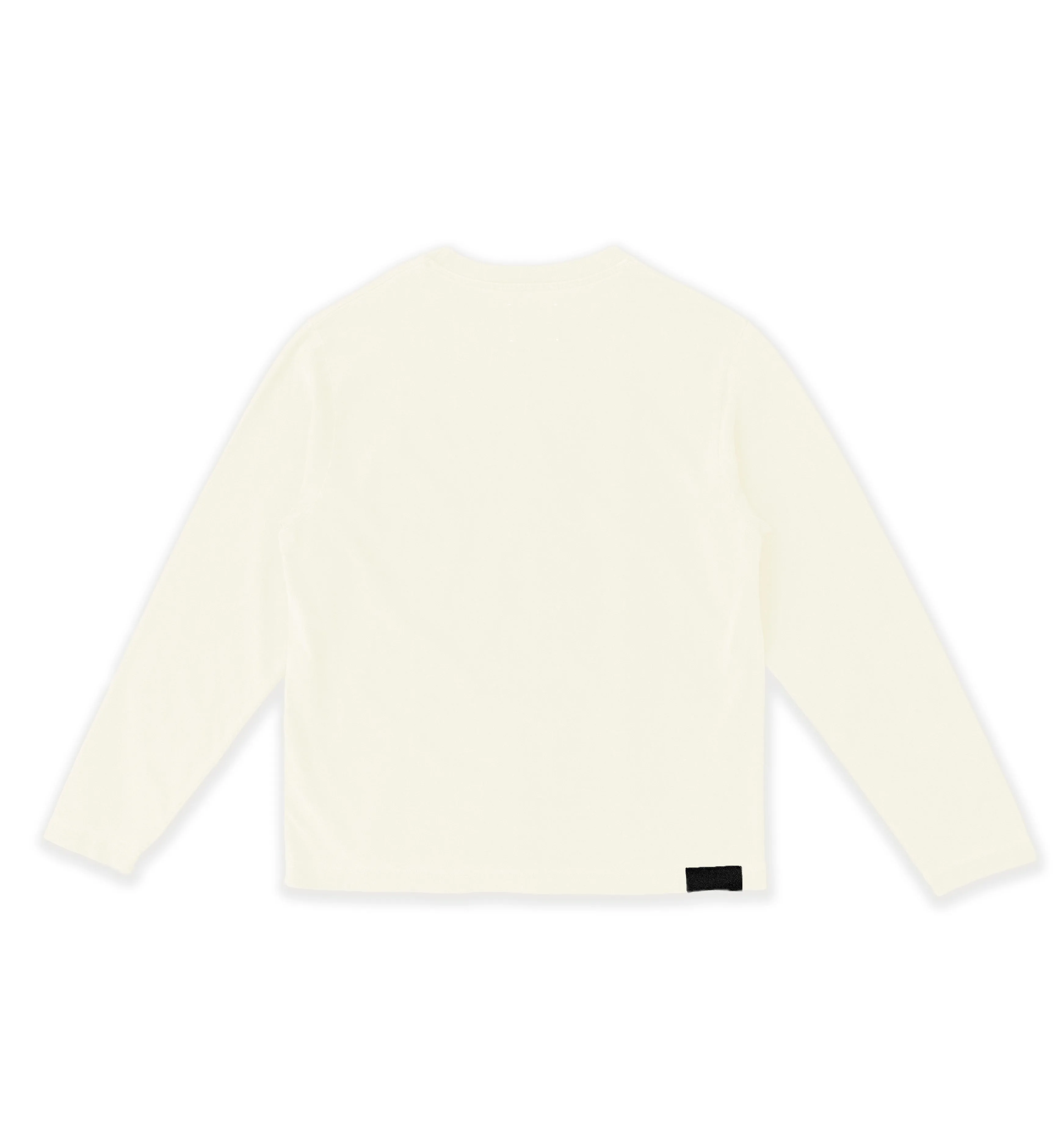 Haven Surf - Base Heavy Weight  Long Sleeve Tee w/ embroidery - Old White