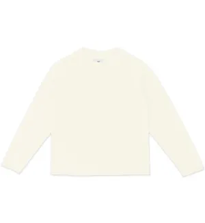 Haven Surf - Base Heavy Weight  Long Sleeve Tee w/ embroidery - Old White