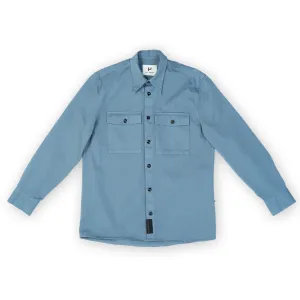 Haven Surf - Base Twill Over Shirt - Petroleum Blue