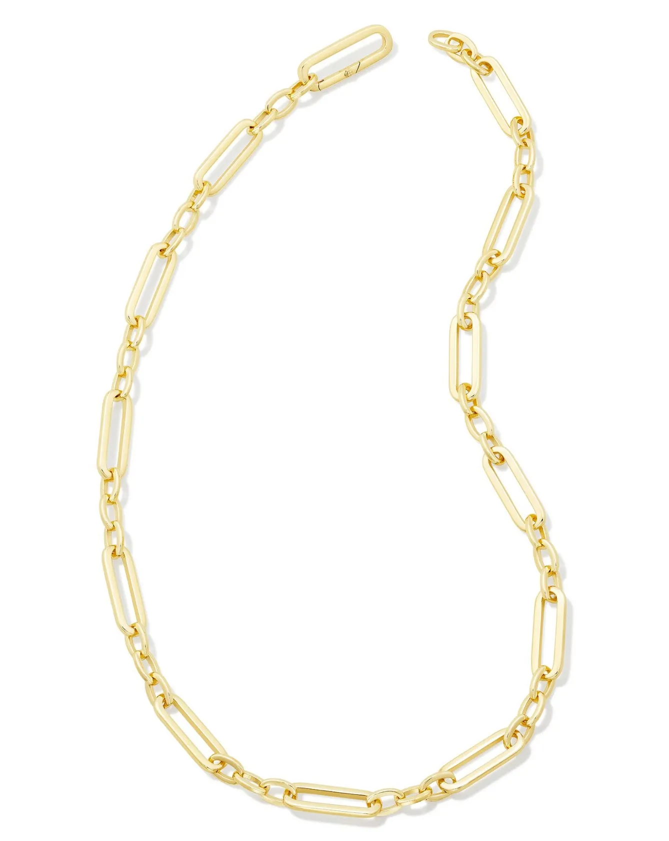 Heather Link Chain Necklace - Gold