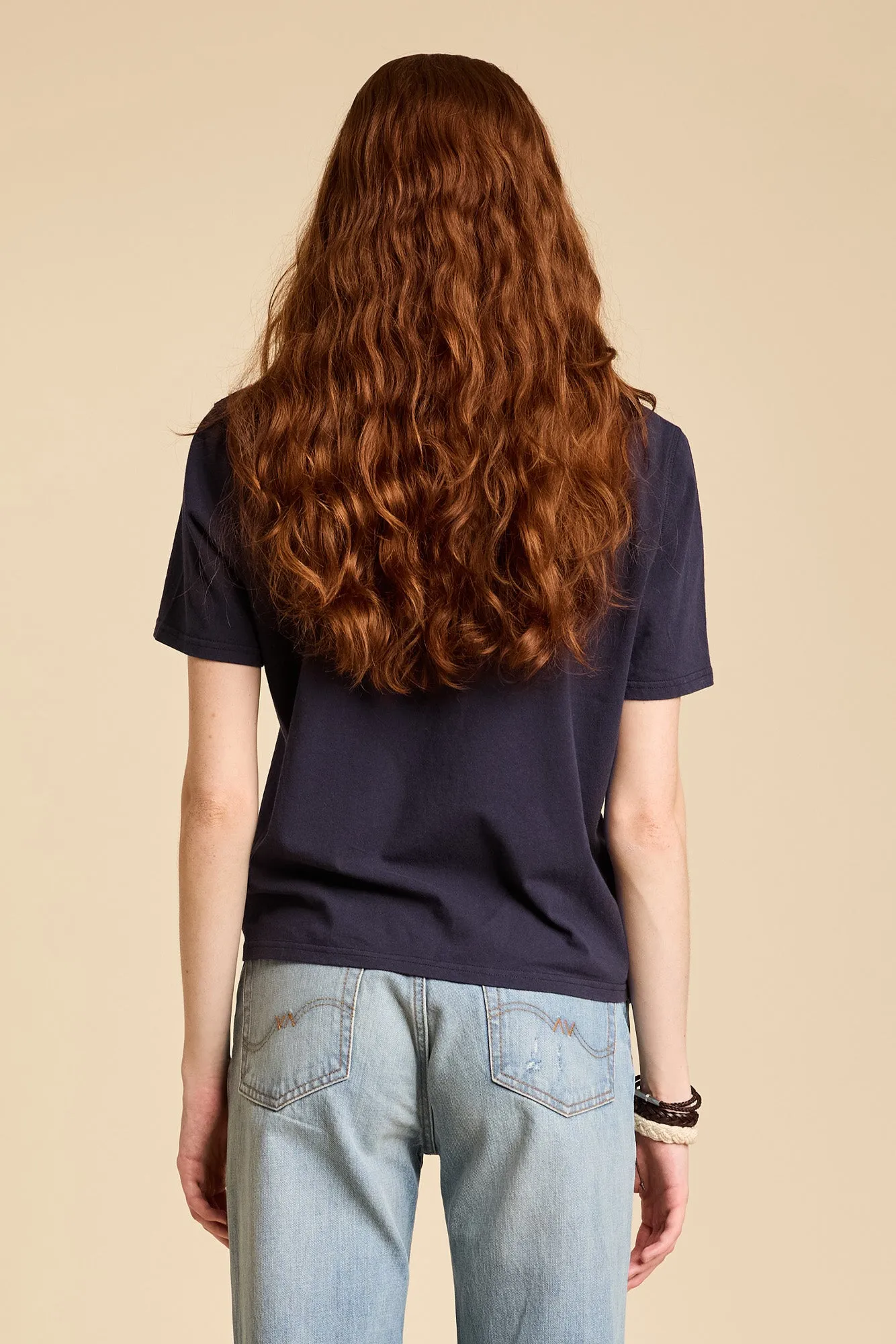 Henley Tee - Navy