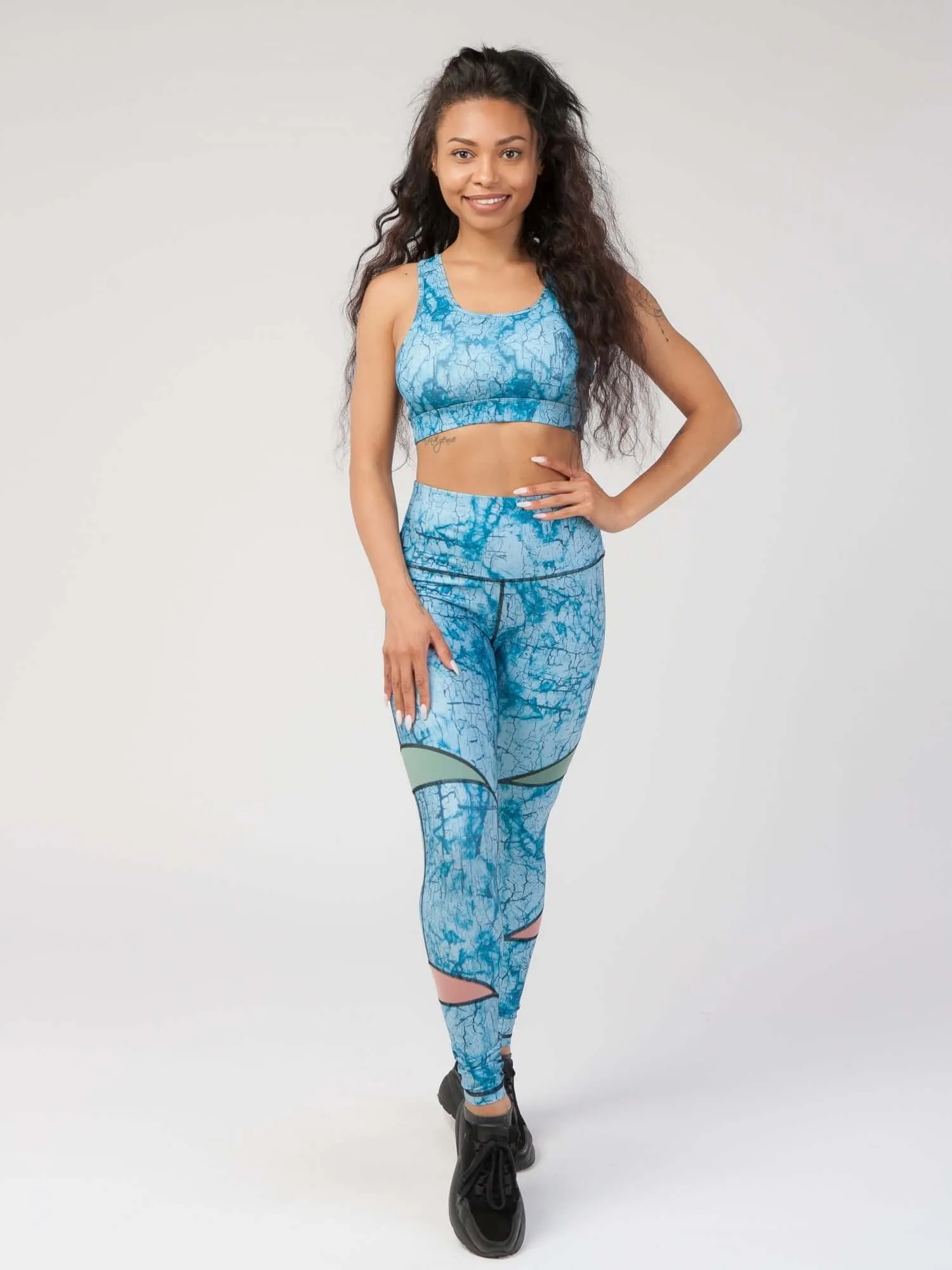 High Fashion Printed Sports Bra