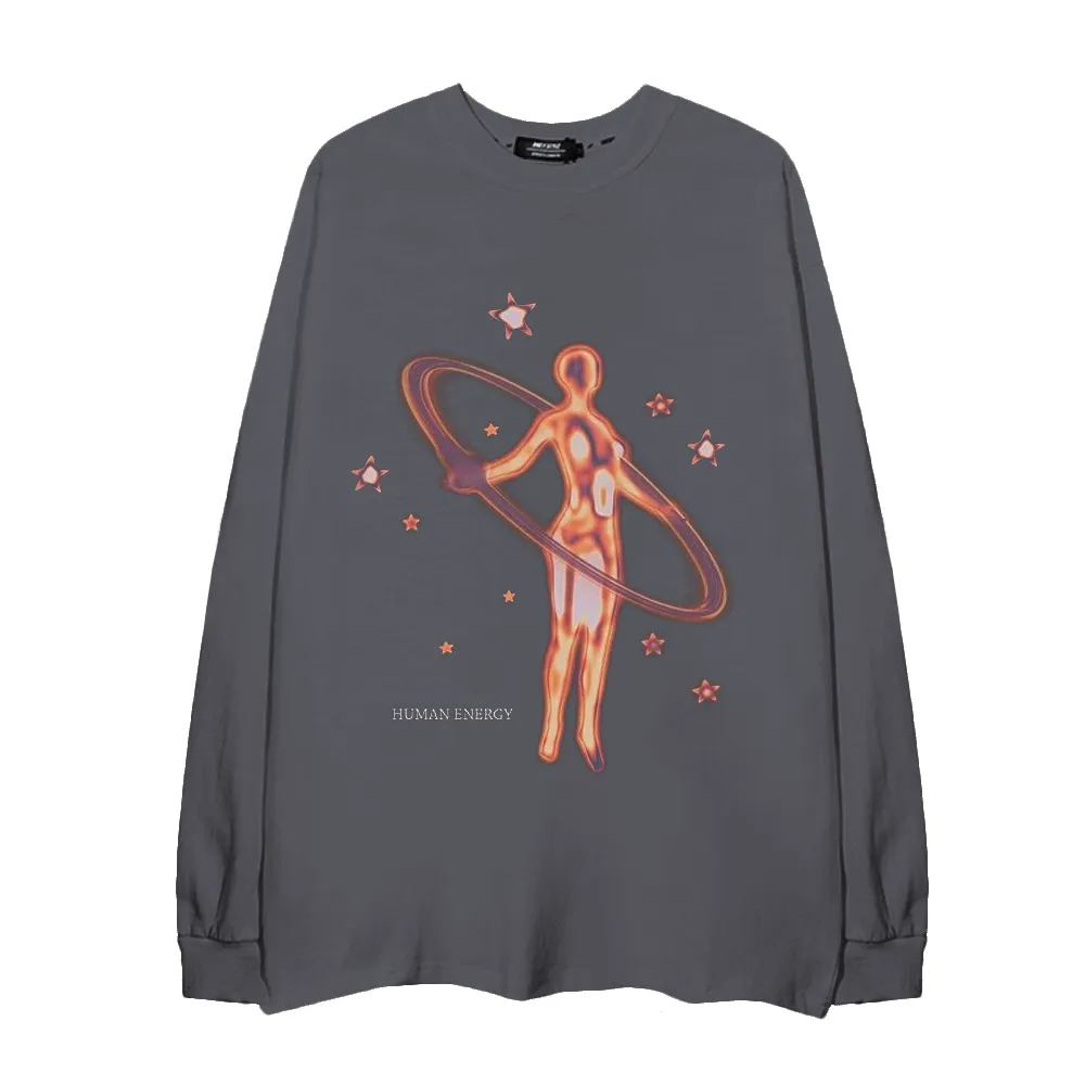 High Street Human Energy Aura Long Sleeve Shirt