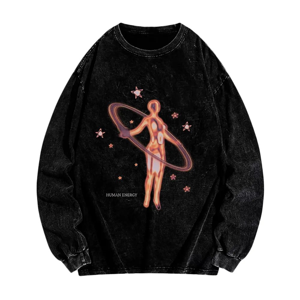 High Street Human Energy Aura Long Sleeve Shirt