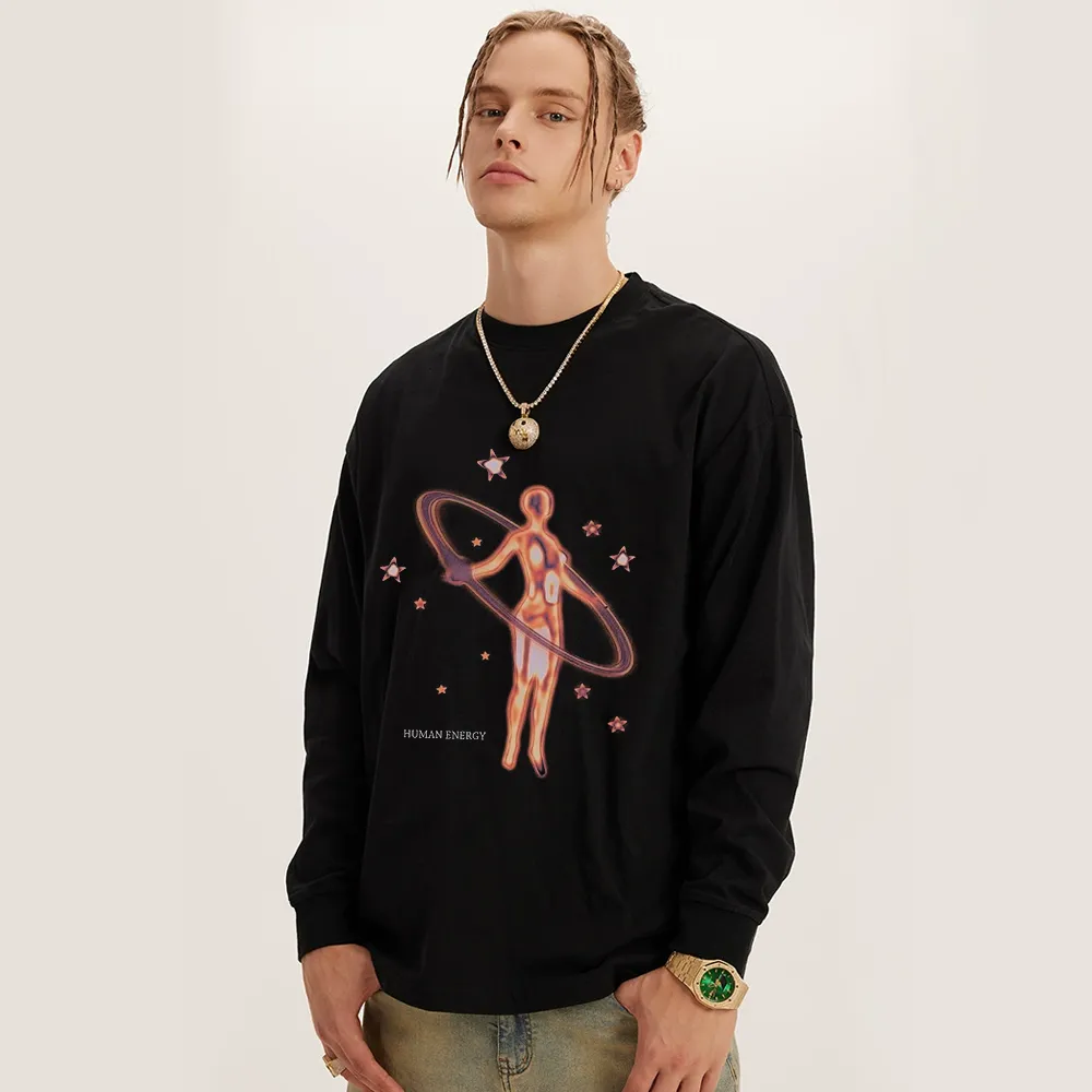 High Street Human Energy Aura Long Sleeve Shirt