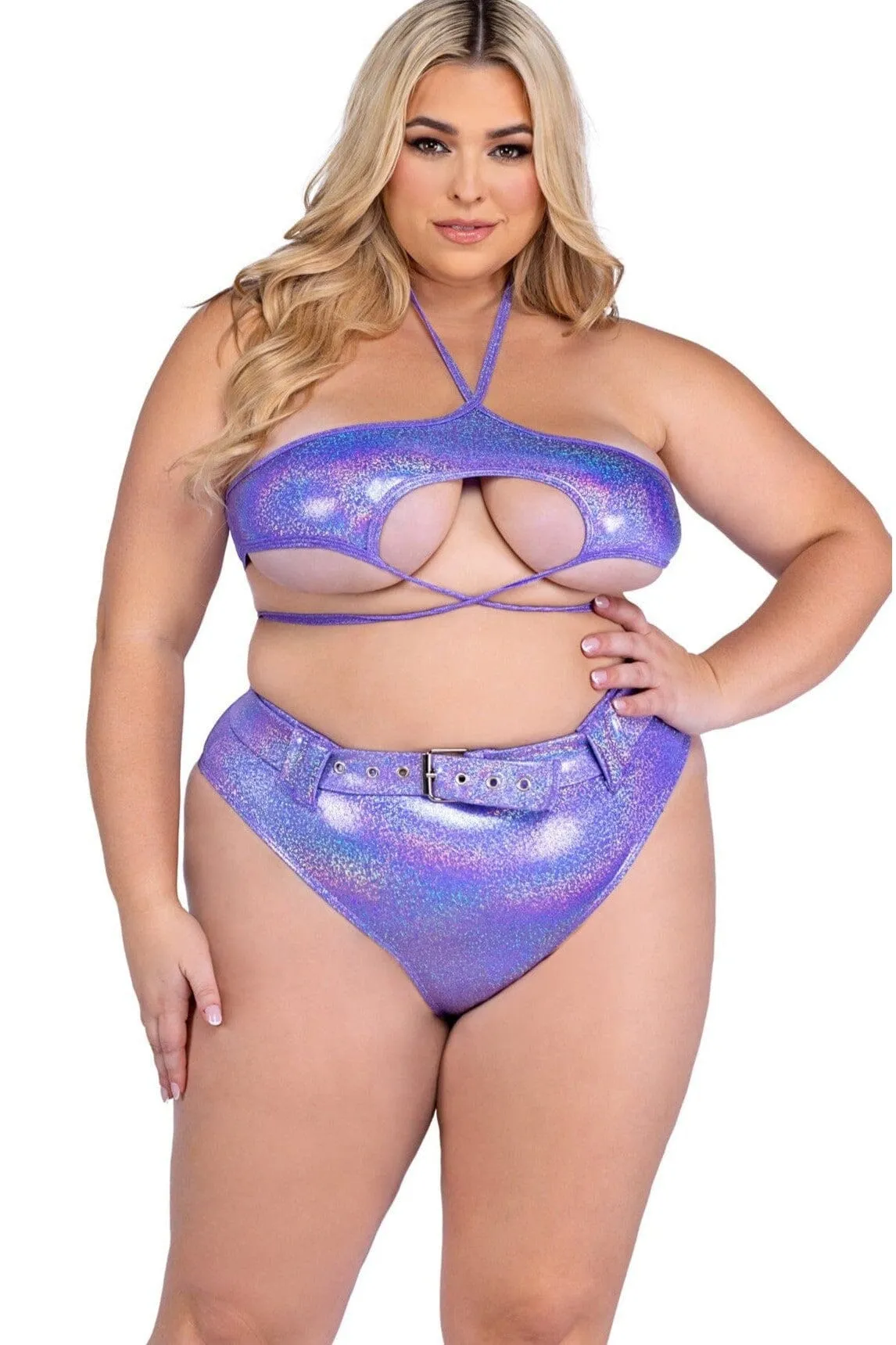 High-Waisted Brief w/ Belt
