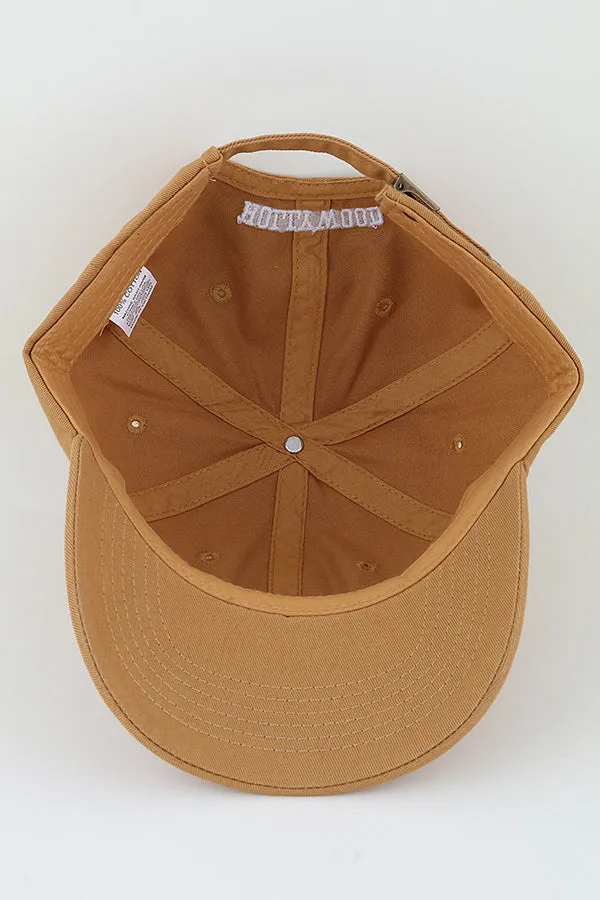 Hollywood California Classic Cap Natural - Pack of 6