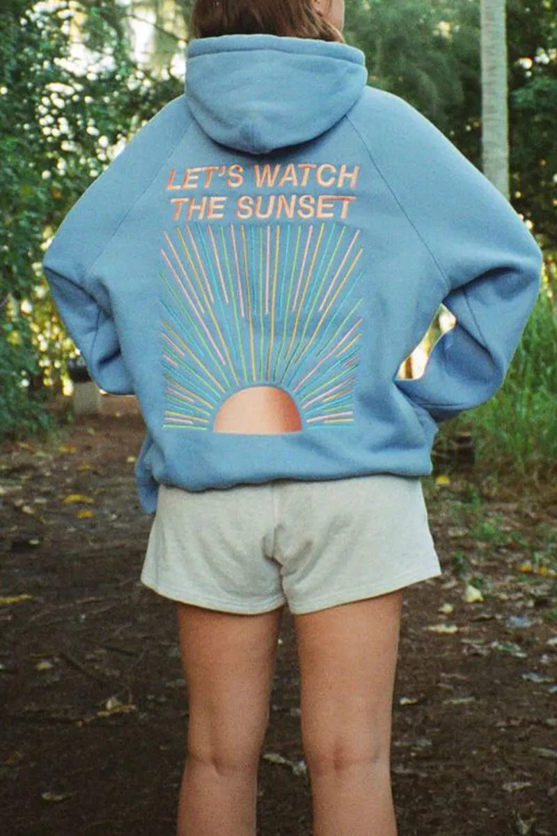 HTS1399 Sunny Days Hoodie Top