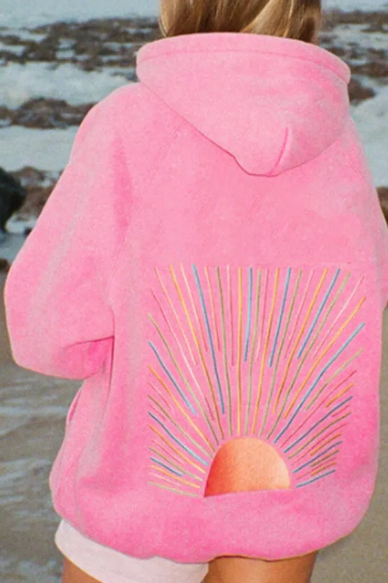 HTS1399 Sunny Days Hoodie Top