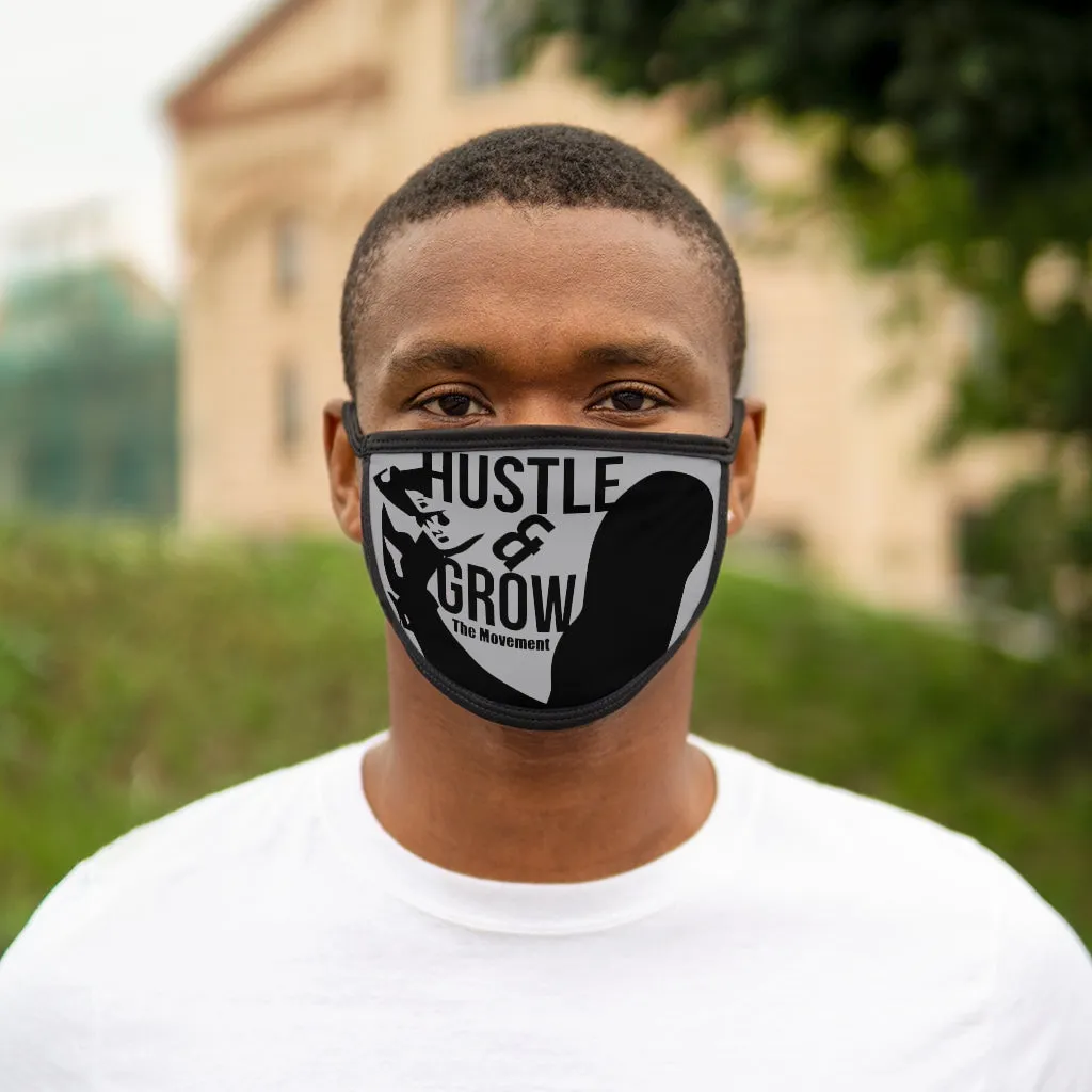 Hustle & Grow Face Mask (Gray)