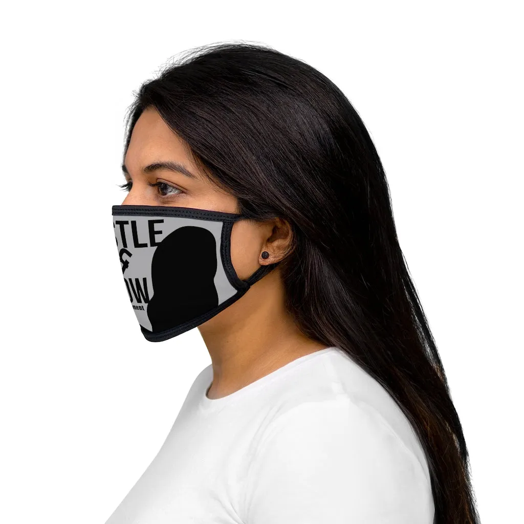 Hustle & Grow Face Mask (Gray)